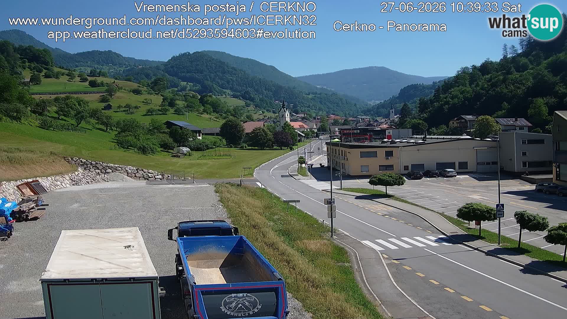 Cerkno Stadteingang Live-Webcam