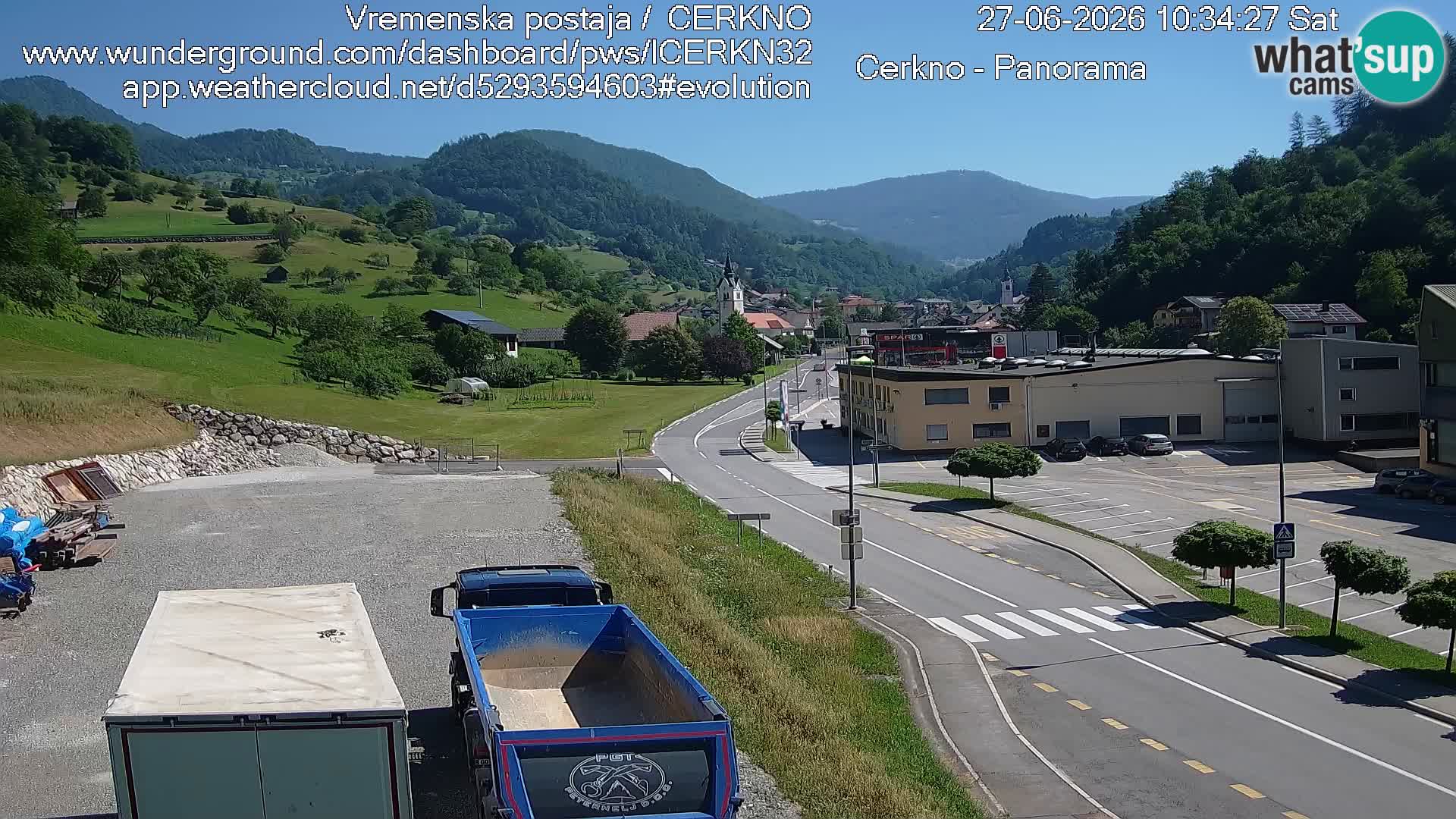 Cerkno Stadteingang Live-Webcam