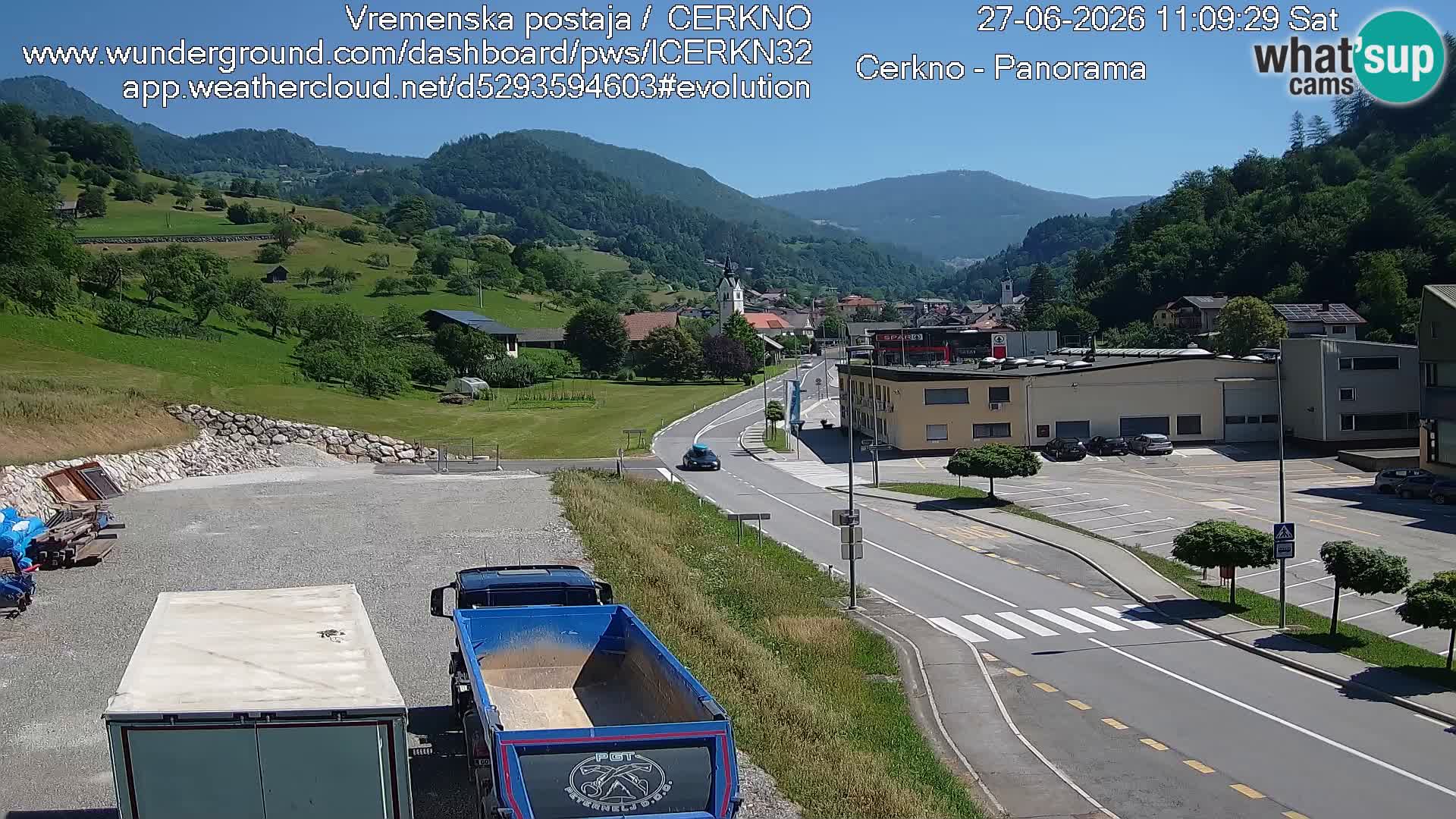 Cerkno ulaz u grad – Kamera uživo