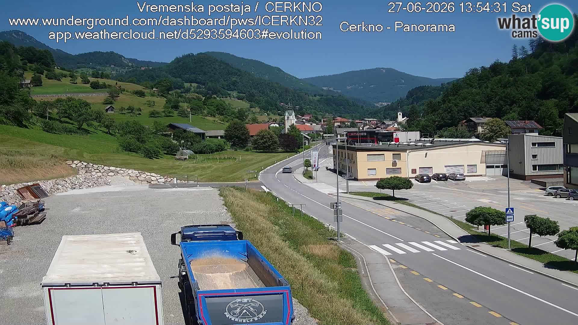 Webcam Ingresso Città di Cerkno
