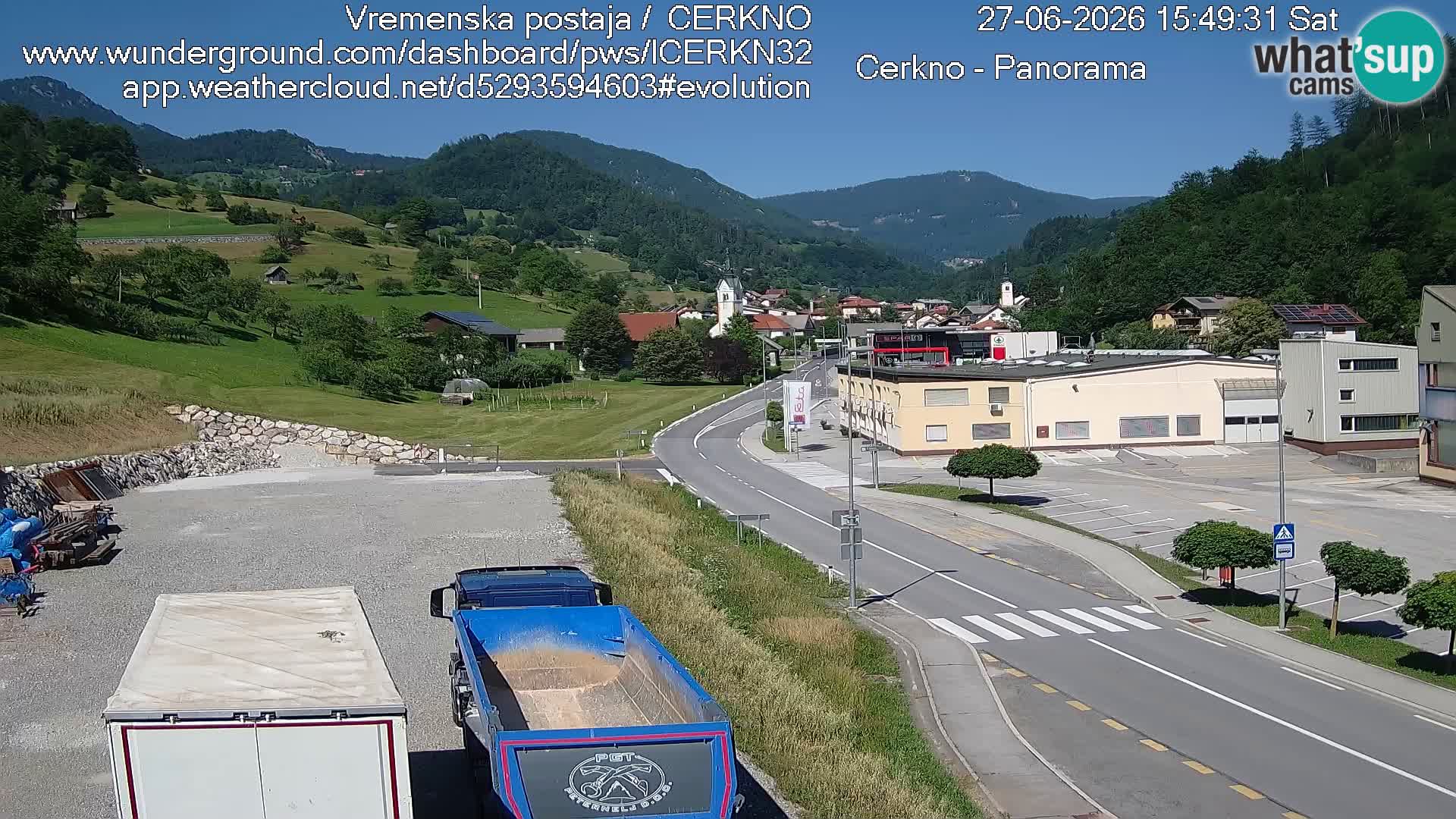 Cerkno Stadteingang Live-Webcam