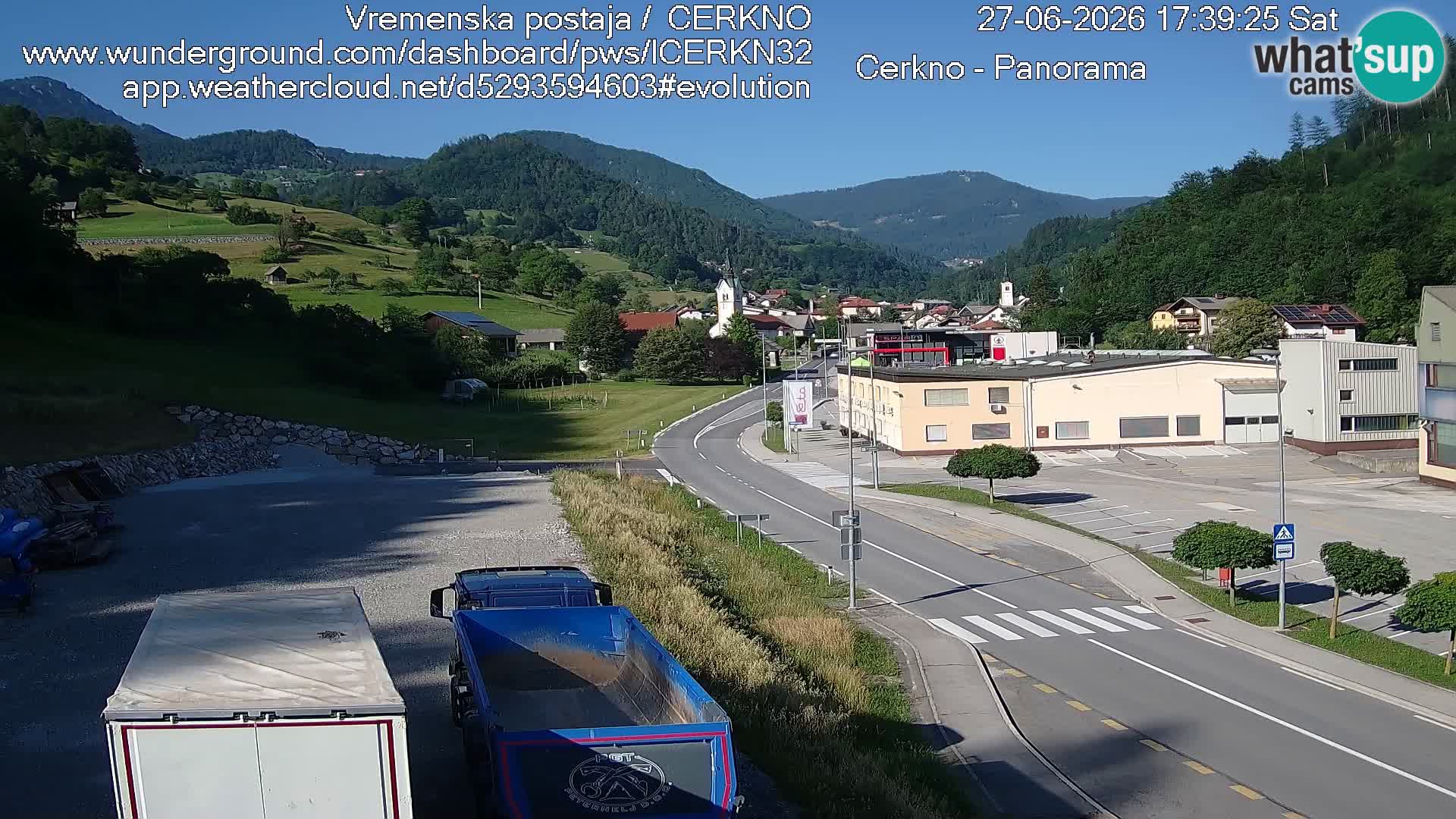 Cerkno ulaz u grad – Kamera uživo