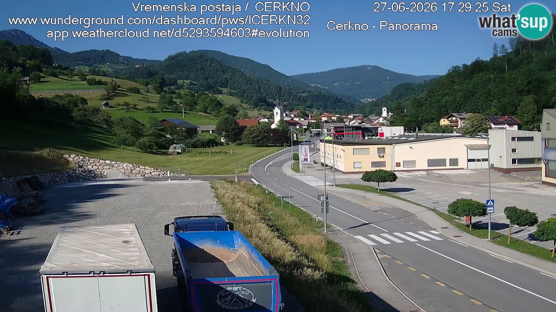 Cerkno ulaz u grad – Kamera uživo