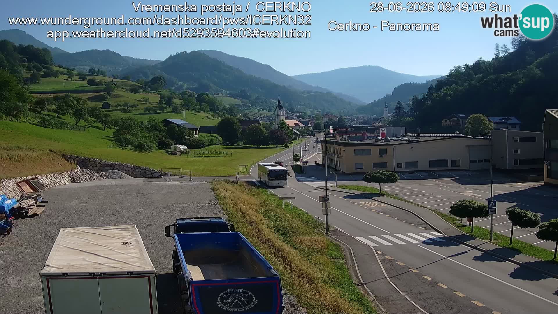 Cerkno Stadteingang Live-Webcam