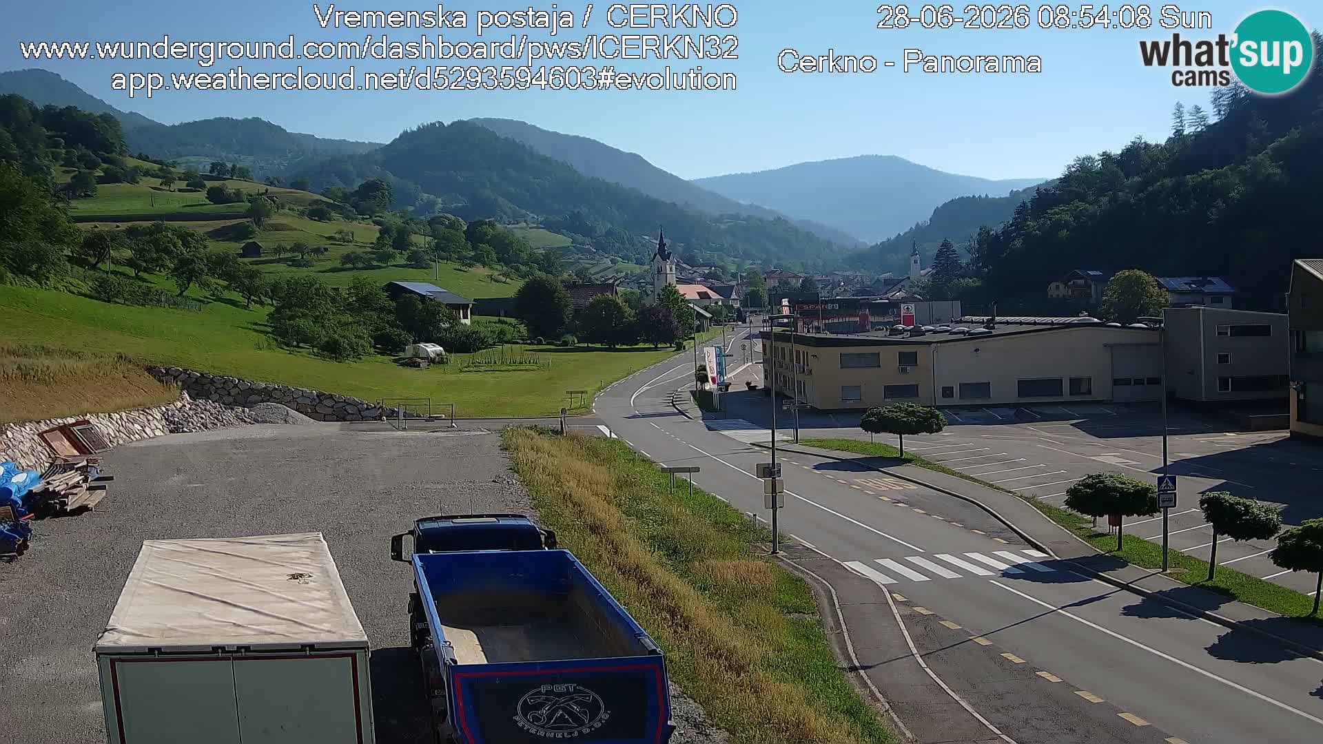 Cerkno Stadteingang Live-Webcam