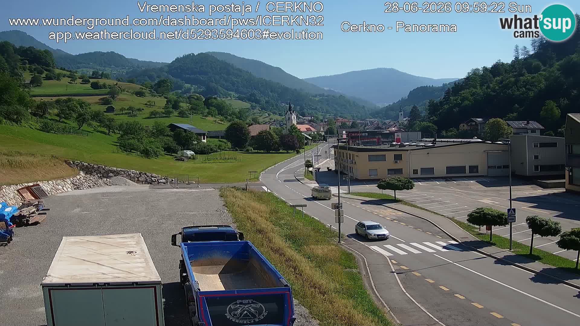 Cerkno Stadteingang Live-Webcam