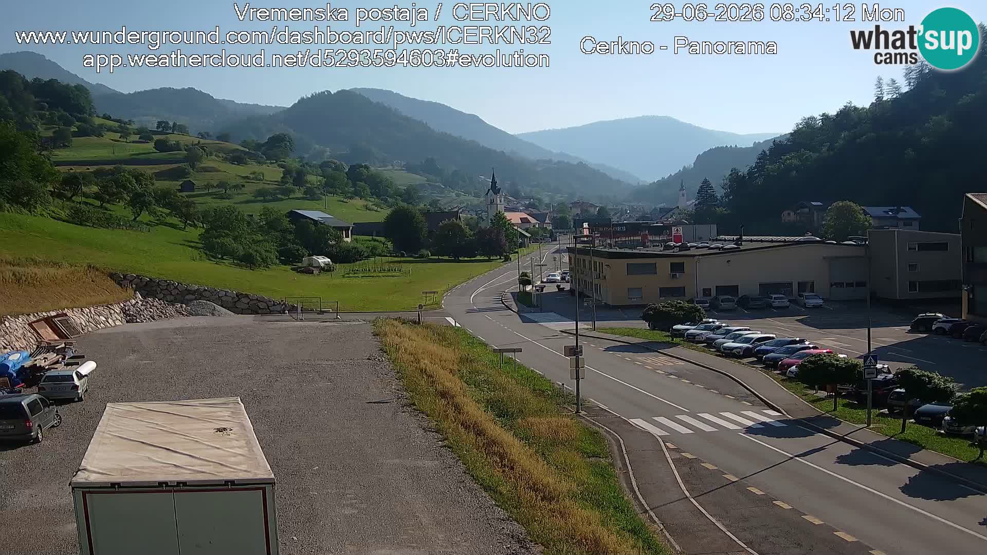 Cerkno ulaz u grad – Kamera uživo