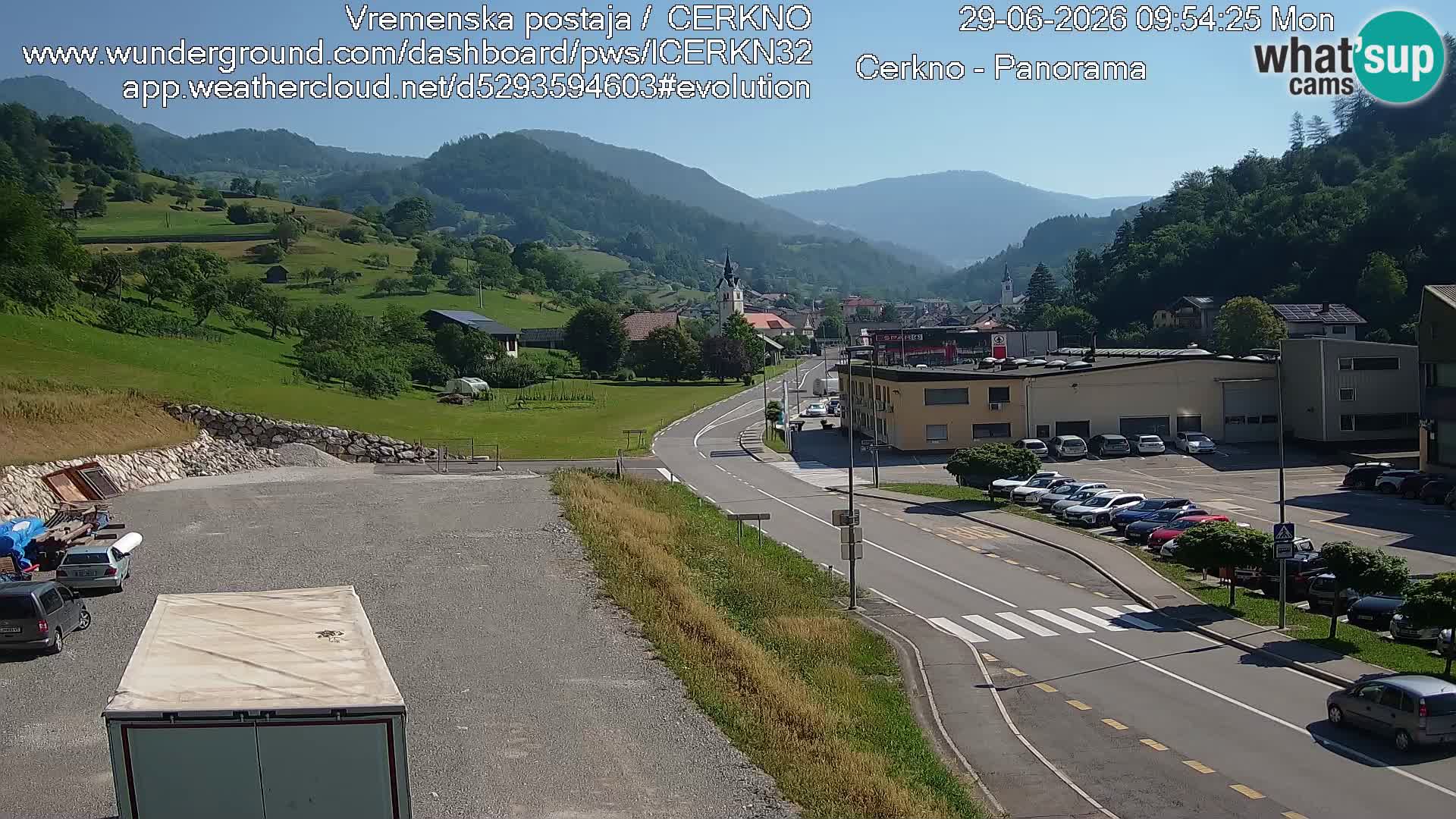 Cerkno ulaz u grad – Kamera uživo
