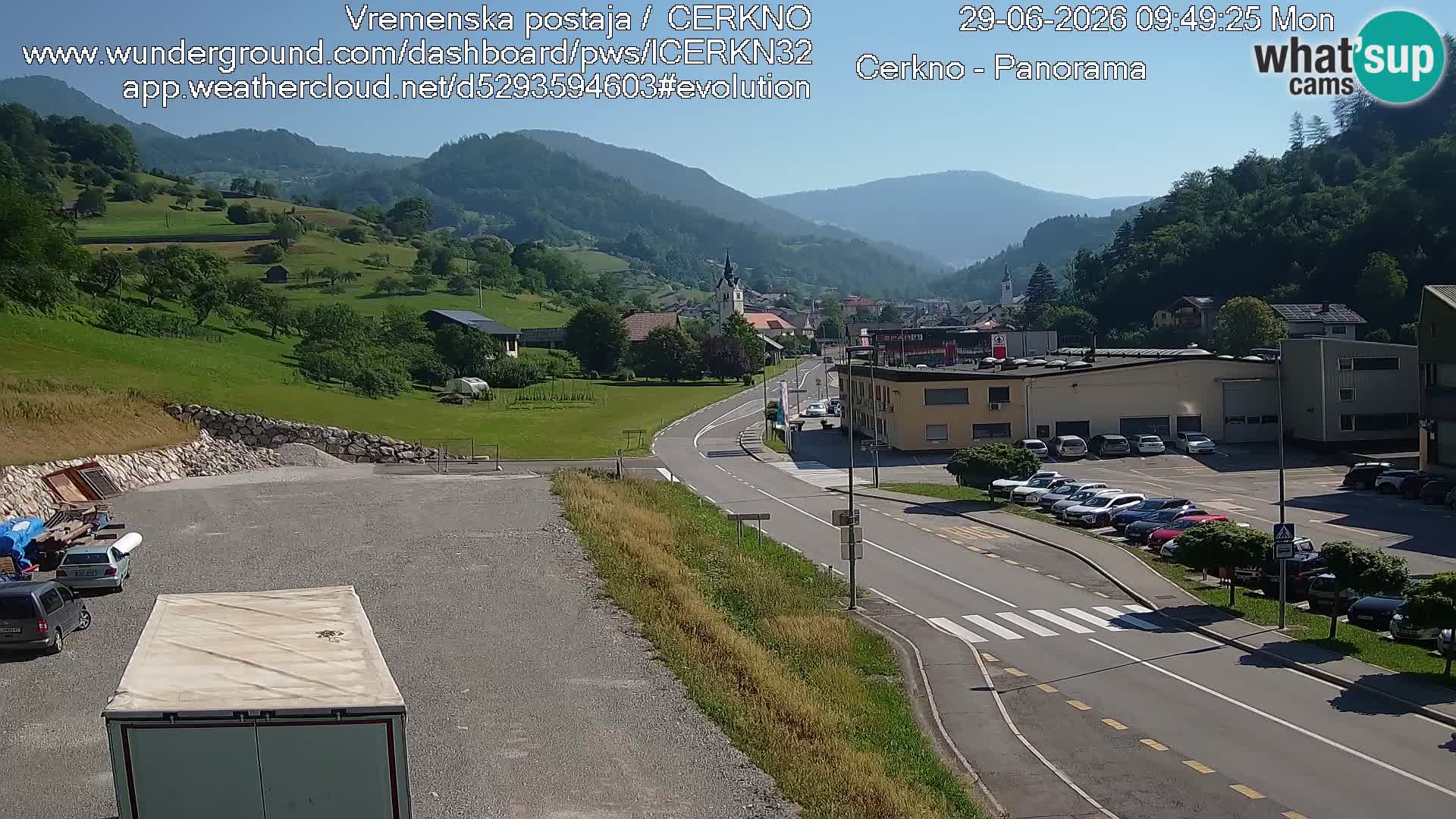 Webcam Ingresso Città di Cerkno