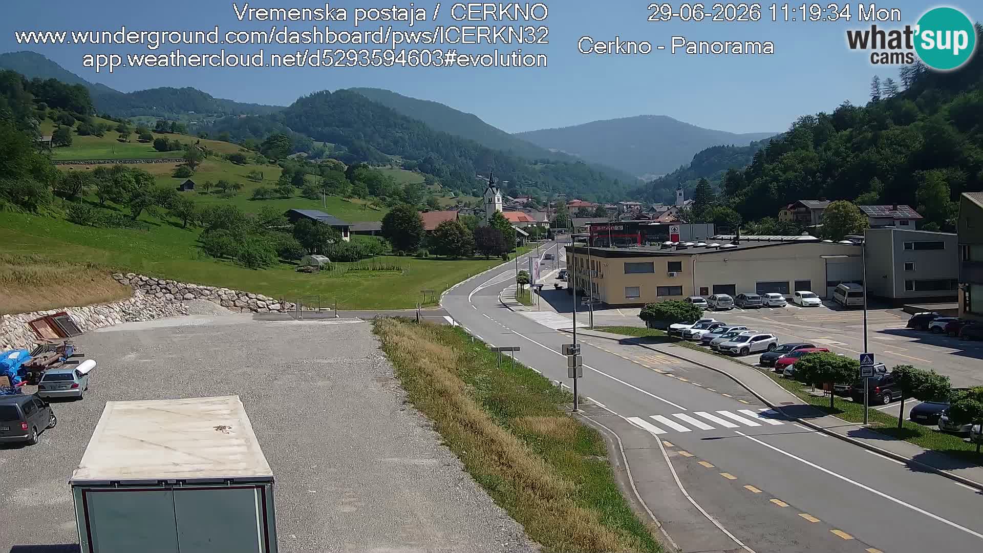 Webcam Ingresso Città di Cerkno