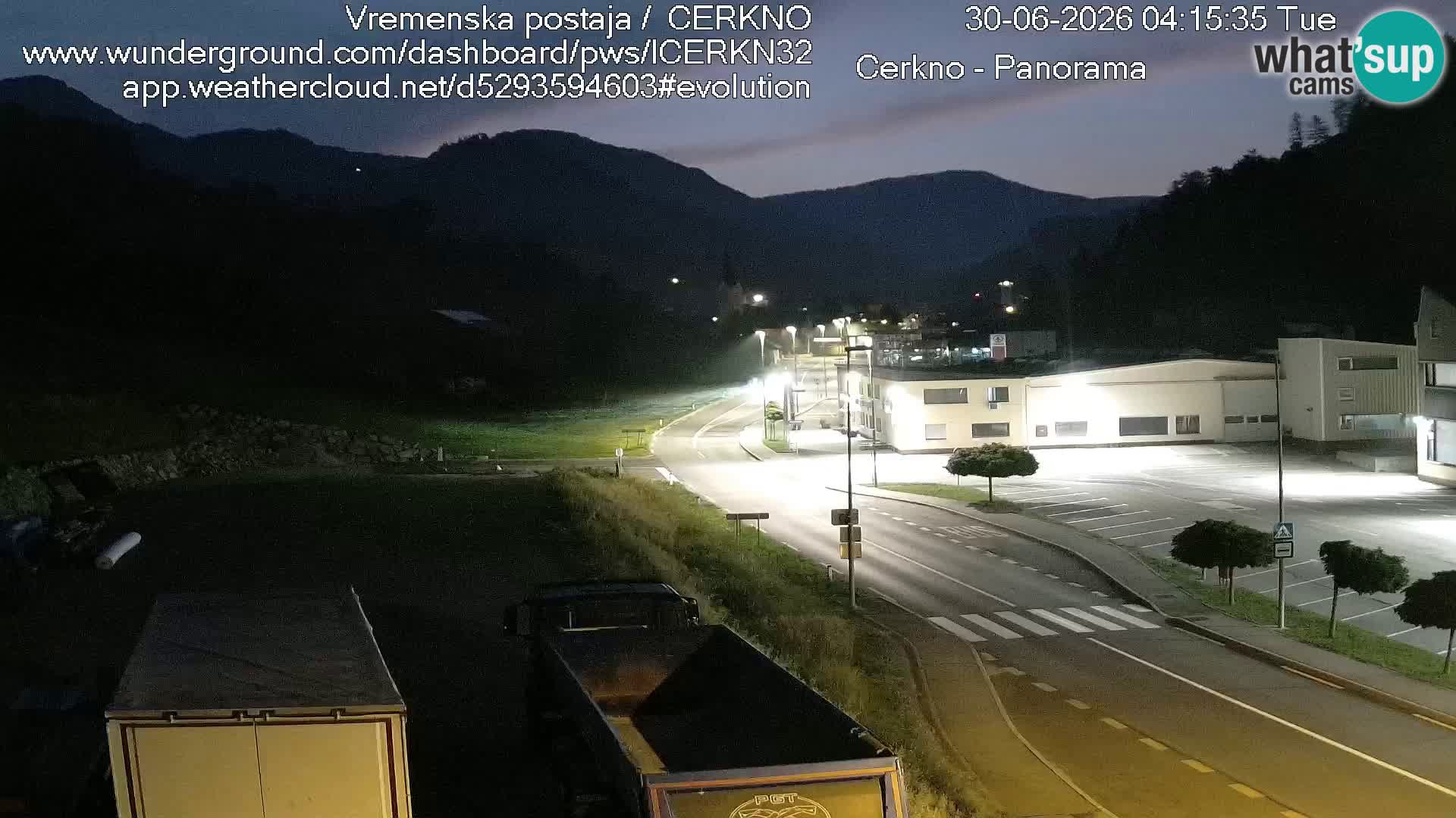 Cerkno Stadteingang Live-Webcam