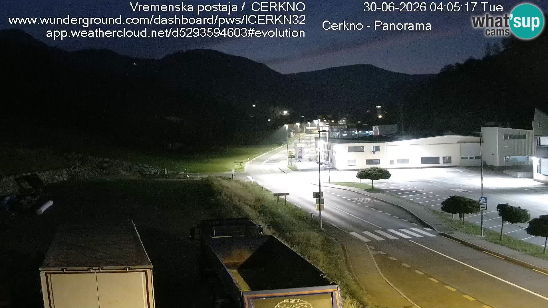 Cerkno ulaz u grad – Kamera uživo