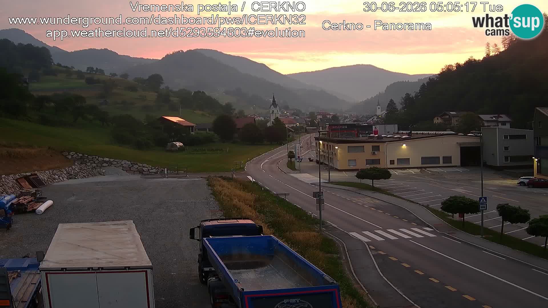 Cerkno Stadteingang Live-Webcam