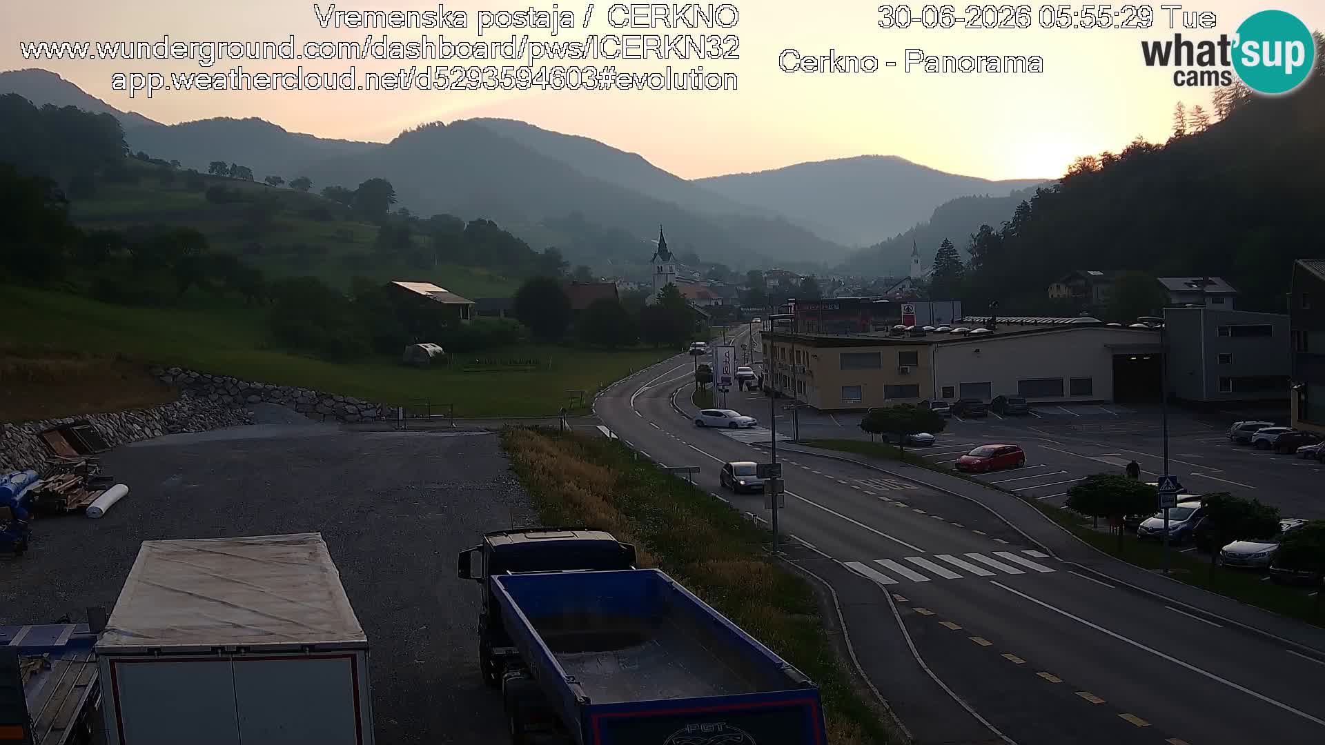 Webcam Ingresso Città di Cerkno