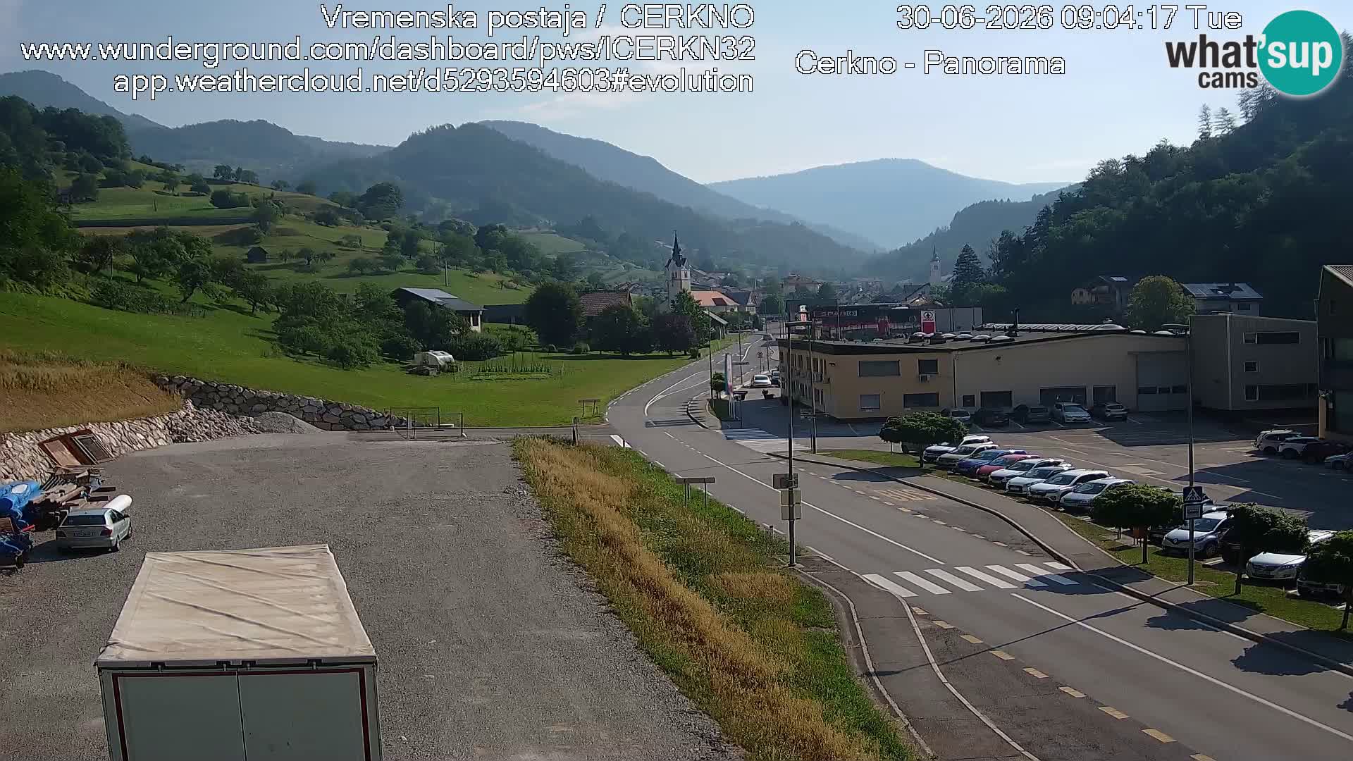 Cerkno Stadteingang Live-Webcam