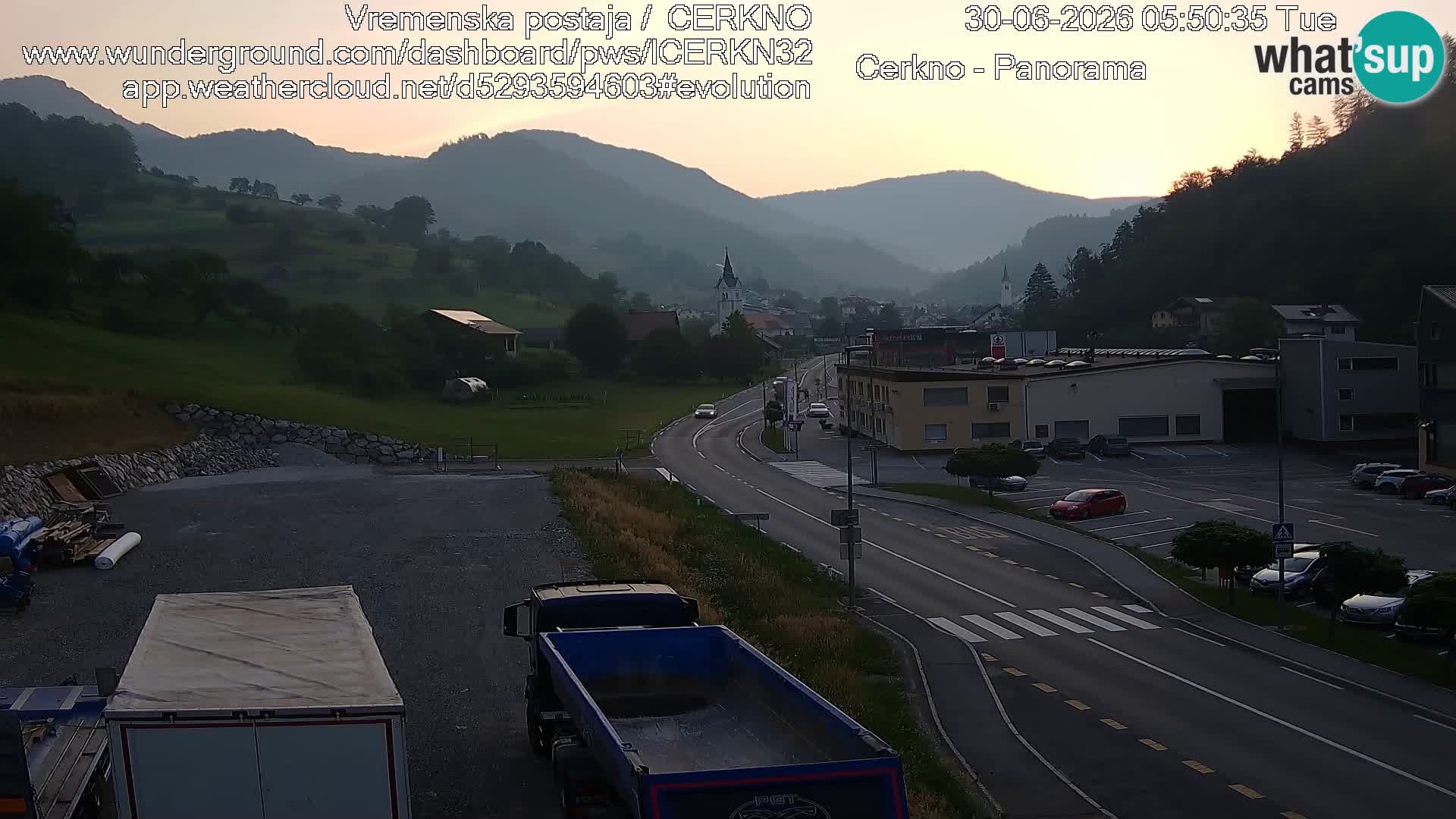 Cerkno Stadteingang Live-Webcam