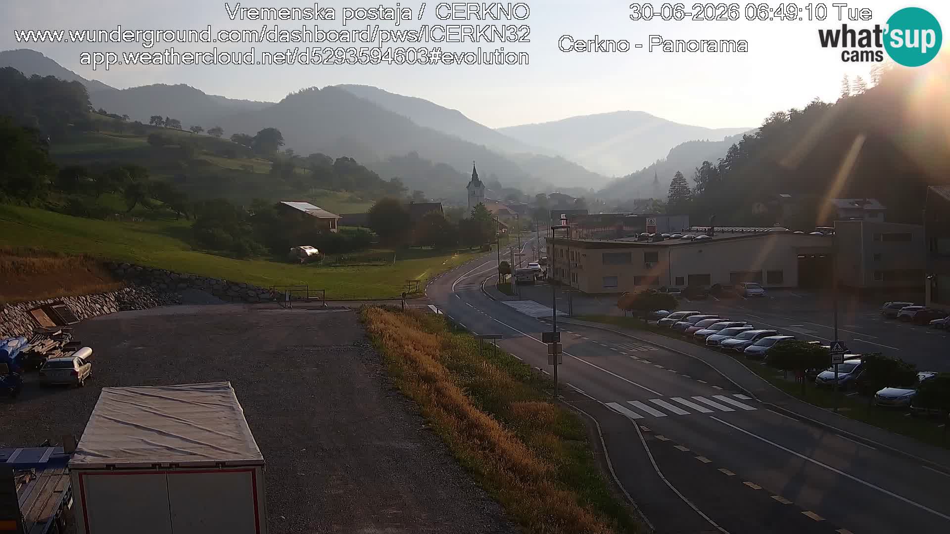 Cerkno Stadteingang Live-Webcam