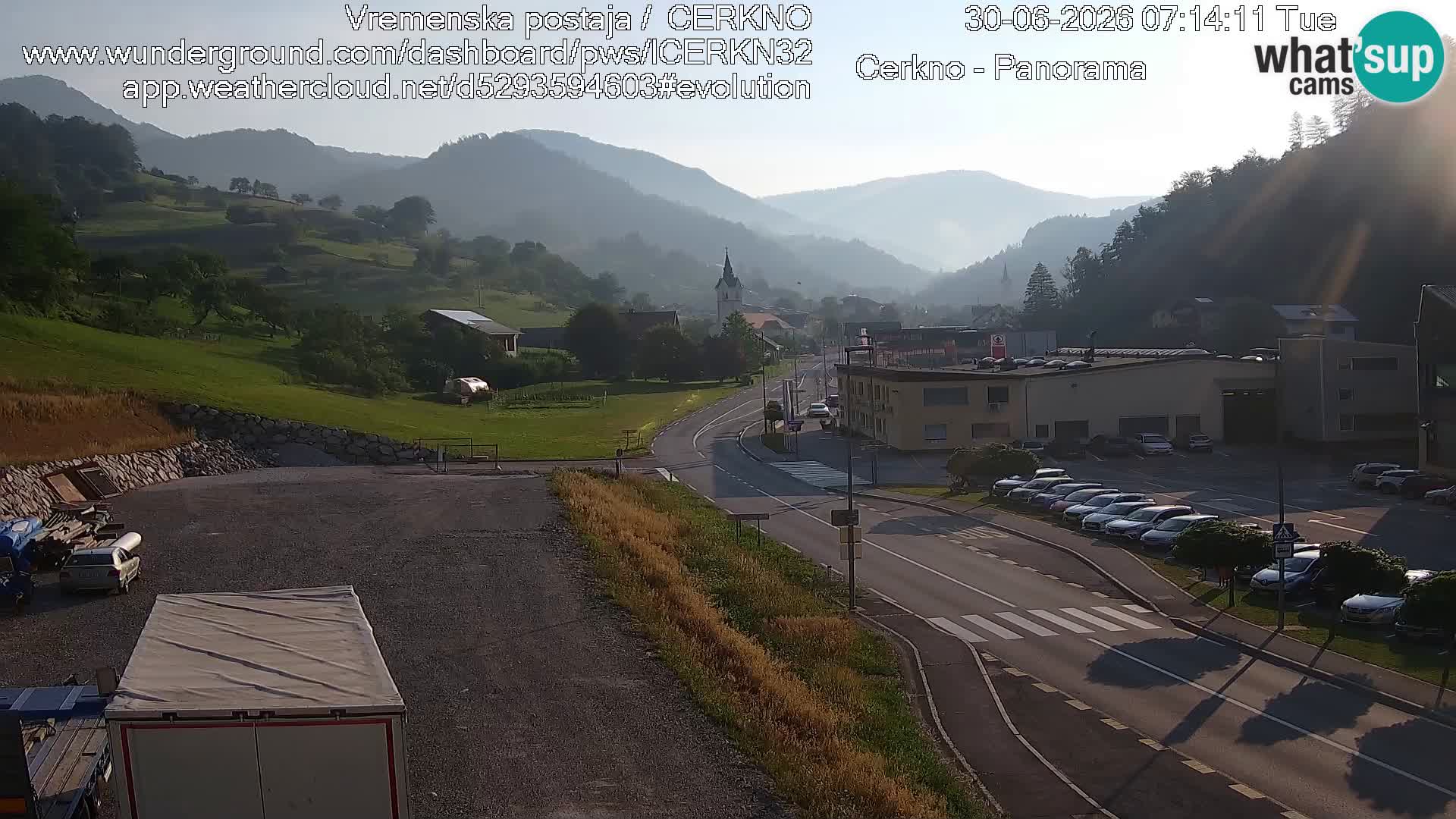 Webcam Ingresso Città di Cerkno