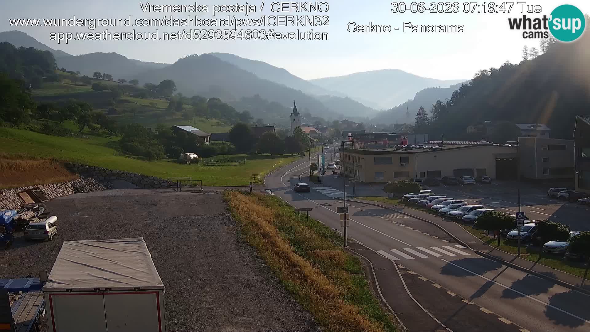 Cerkno ulaz u grad – Kamera uživo