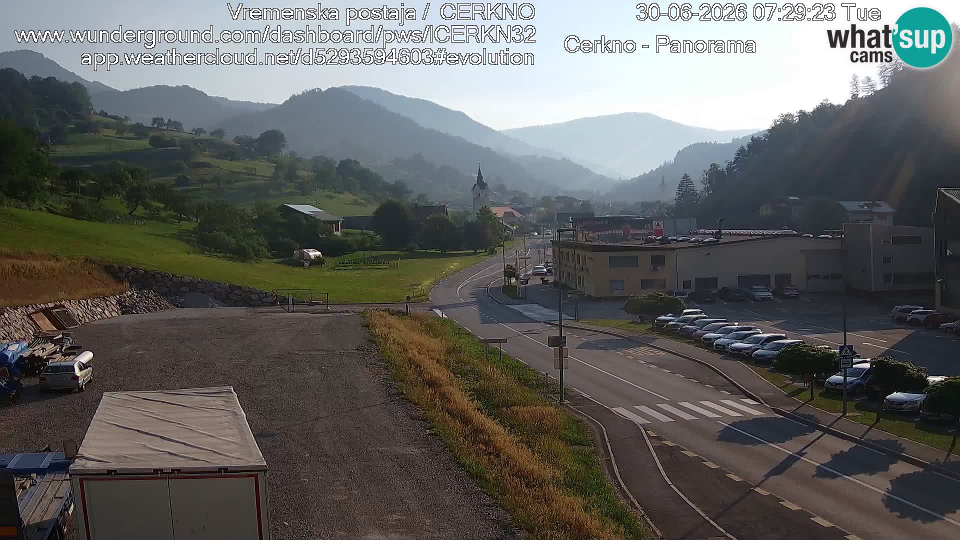 Webcam Ingresso Città di Cerkno