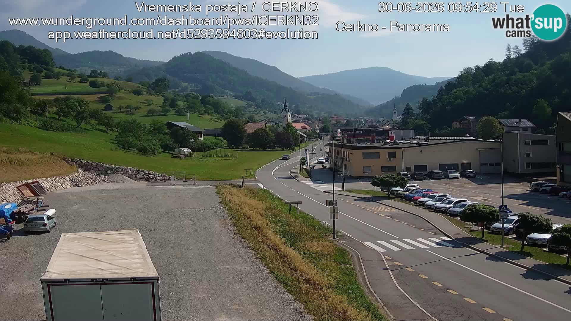Cerkno ulaz u grad – Kamera uživo