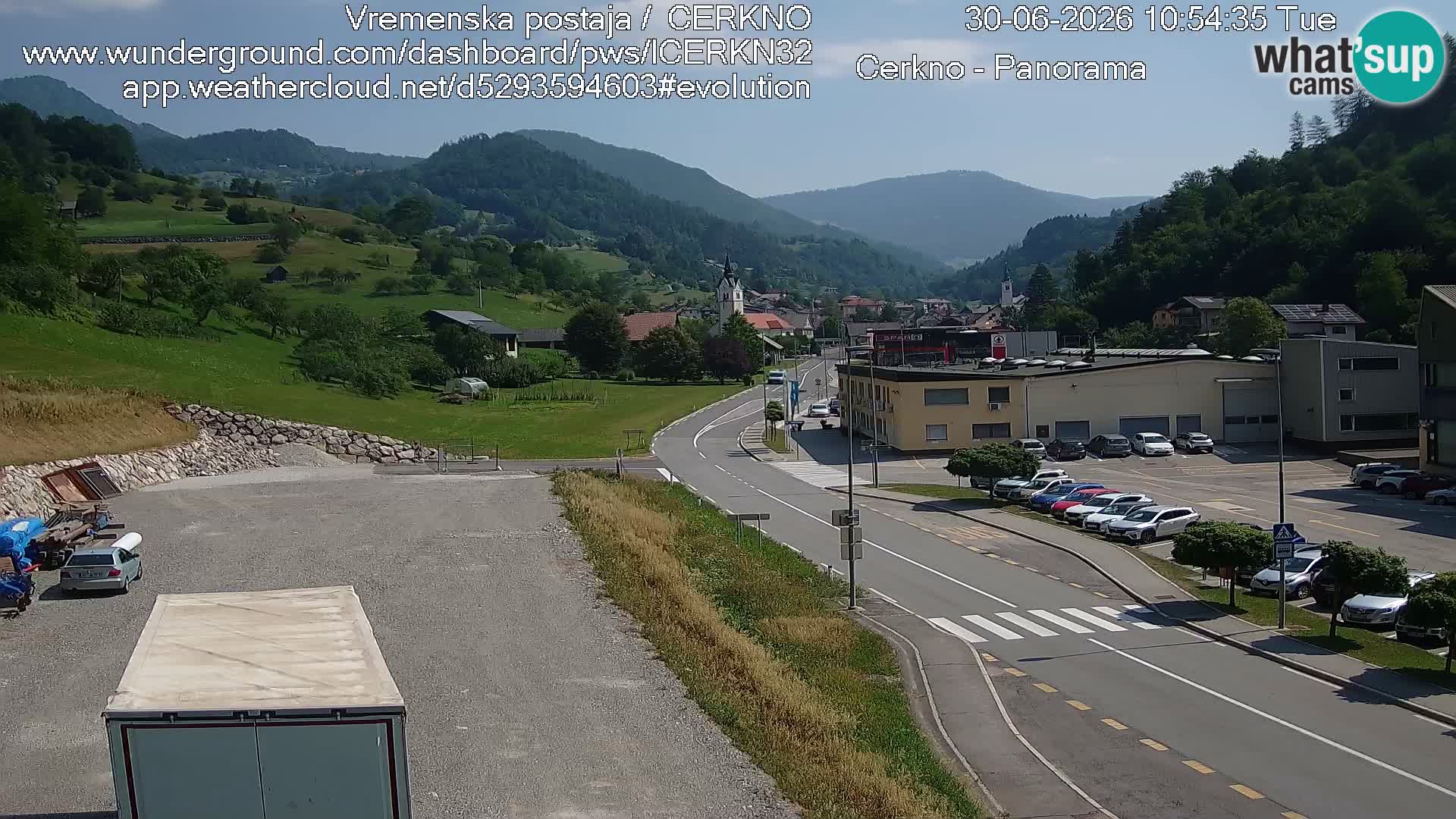 Cerkno Stadteingang Live-Webcam