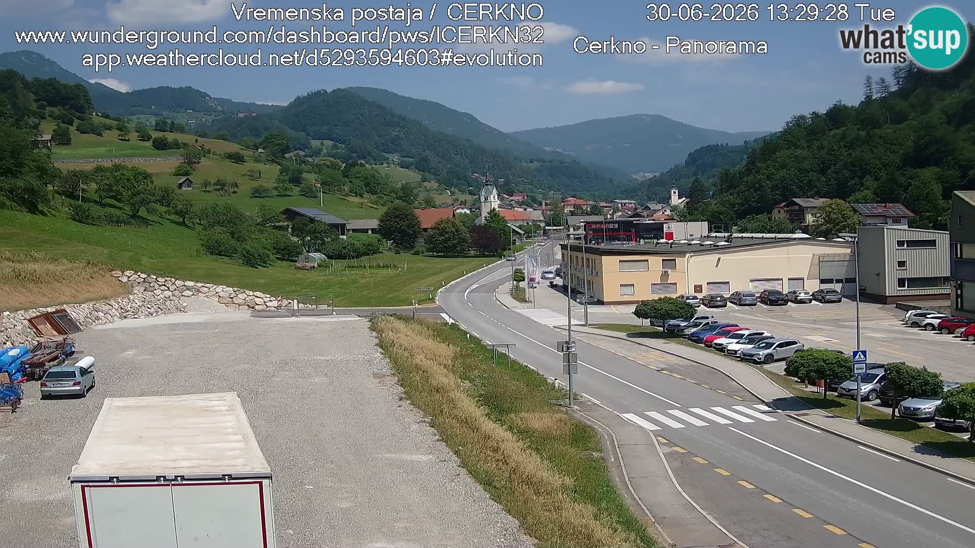 Webcam Ingresso Città di Cerkno