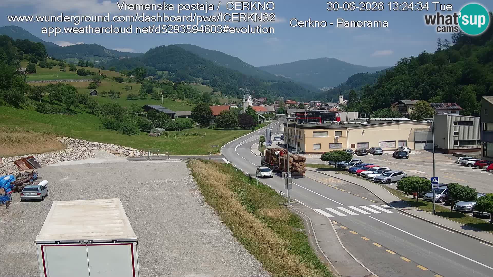 Cerkno Stadteingang Live-Webcam