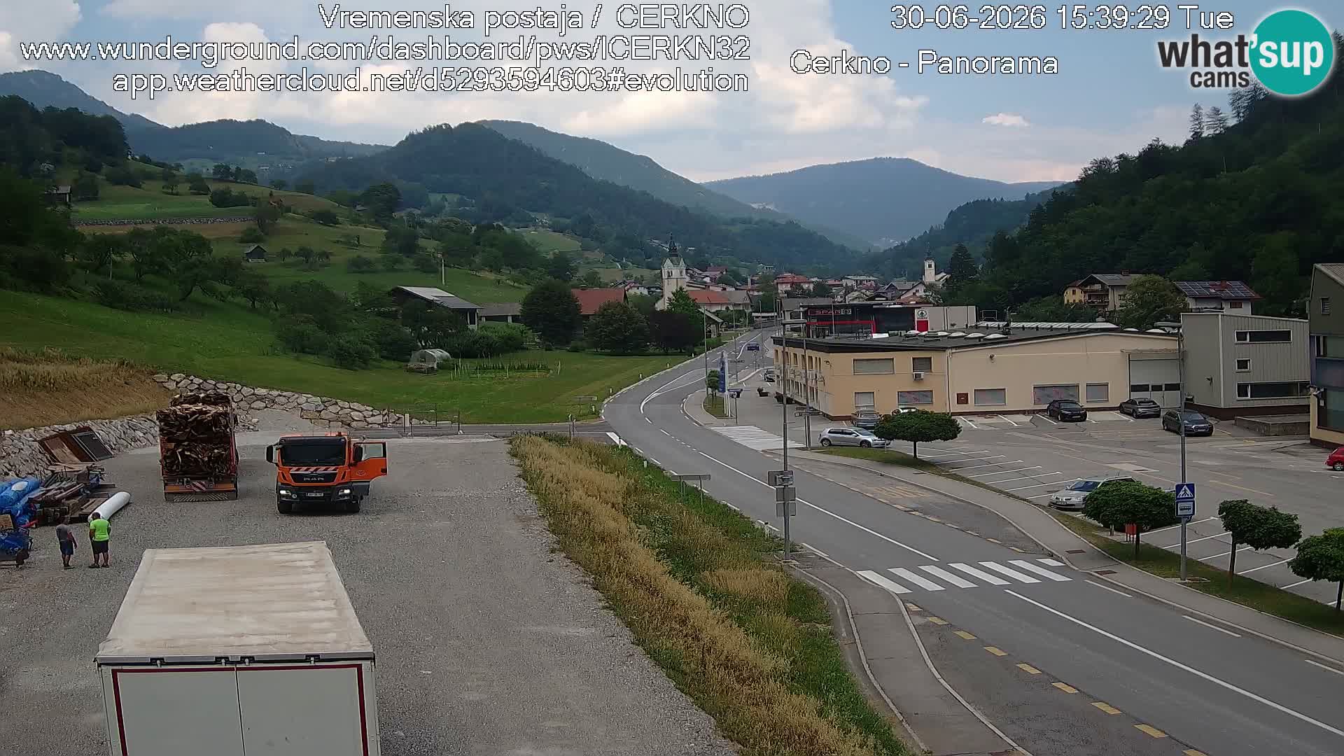Cerkno Stadteingang Live-Webcam