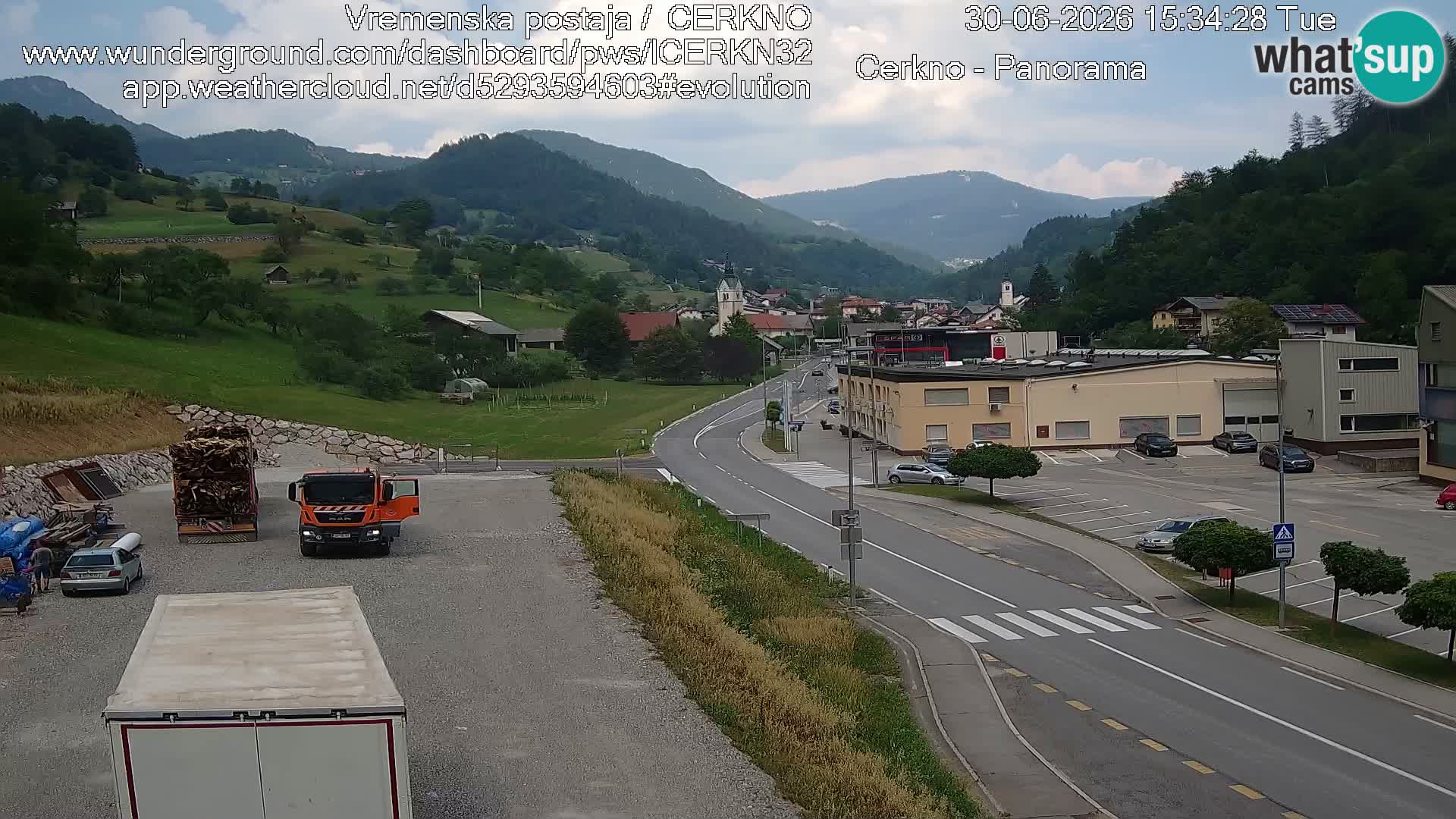Webcam Ingresso Città di Cerkno