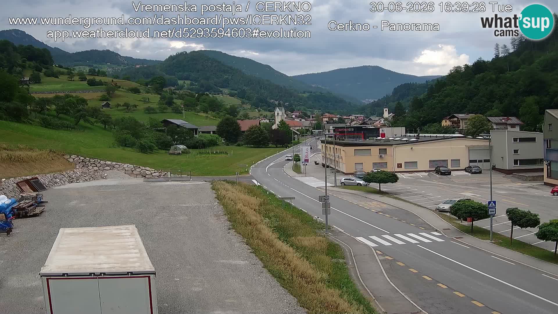 Webcam Ingresso Città di Cerkno