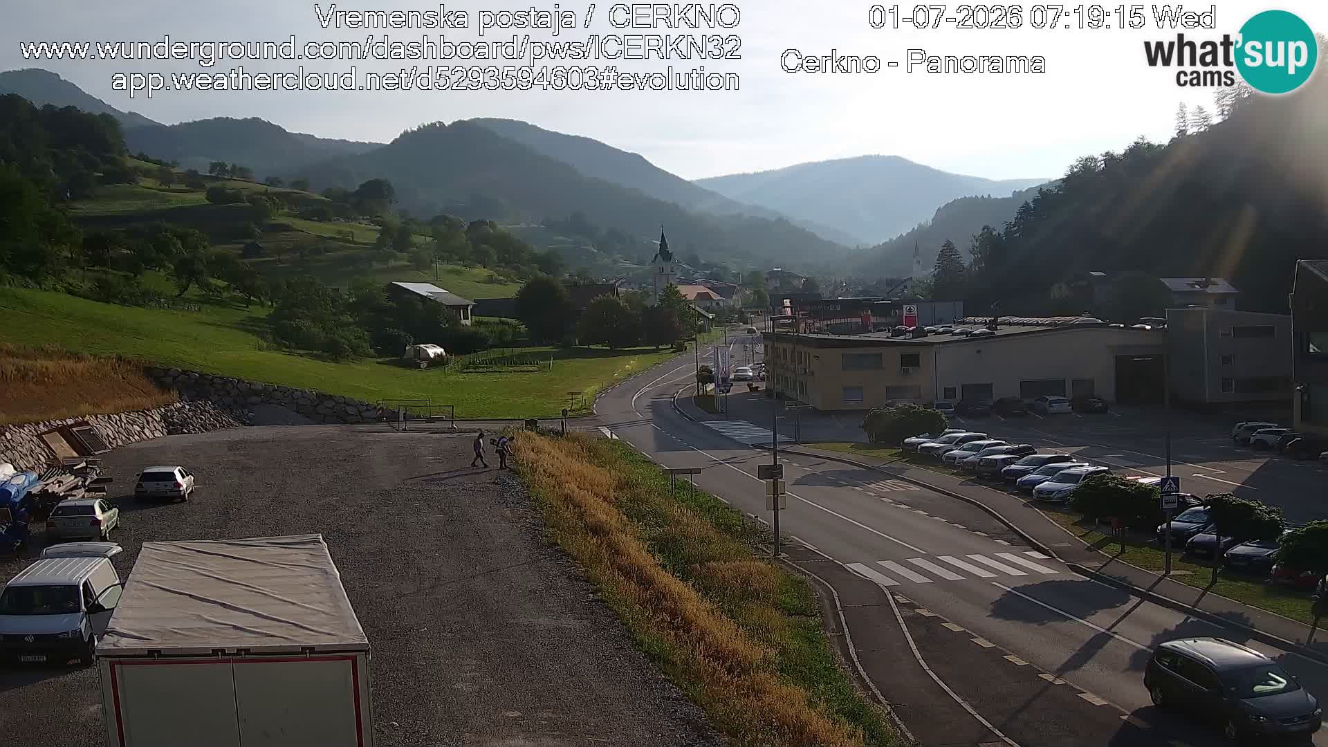 Cerkno Stadteingang Live-Webcam