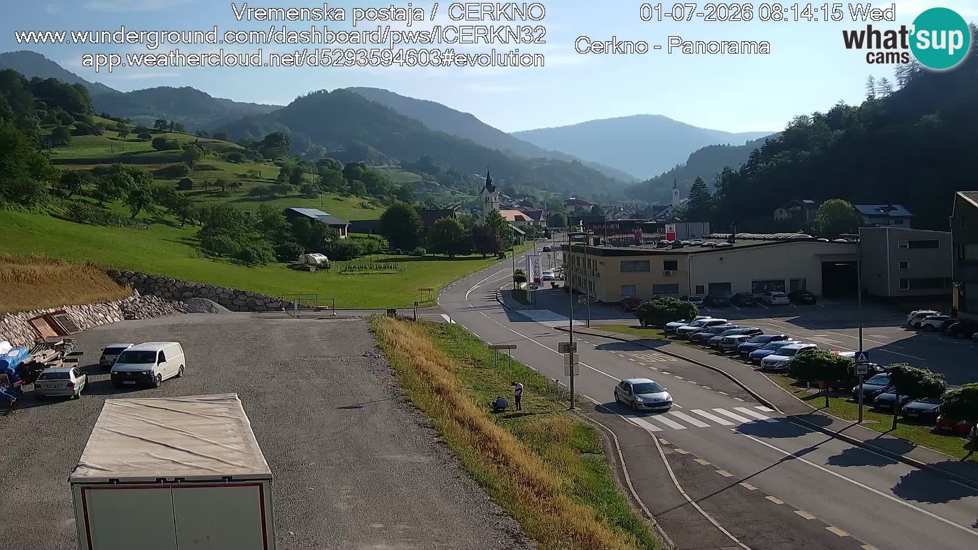 Cerkno Stadteingang Live-Webcam