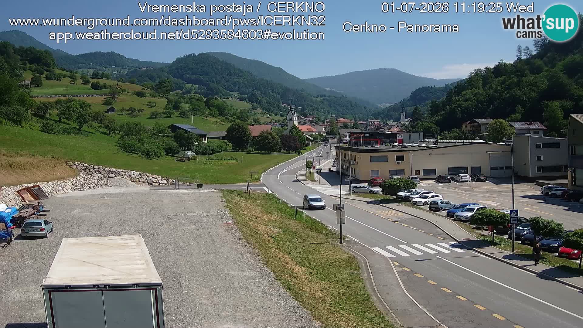 Webcam Ingresso Città di Cerkno
