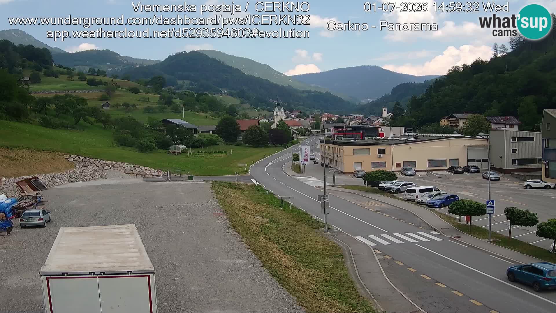 Webcam Ingresso Città di Cerkno