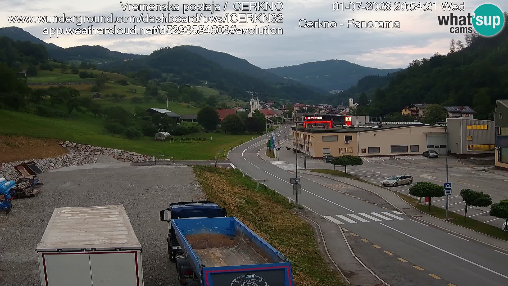 Cerkno Stadteingang Live-Webcam