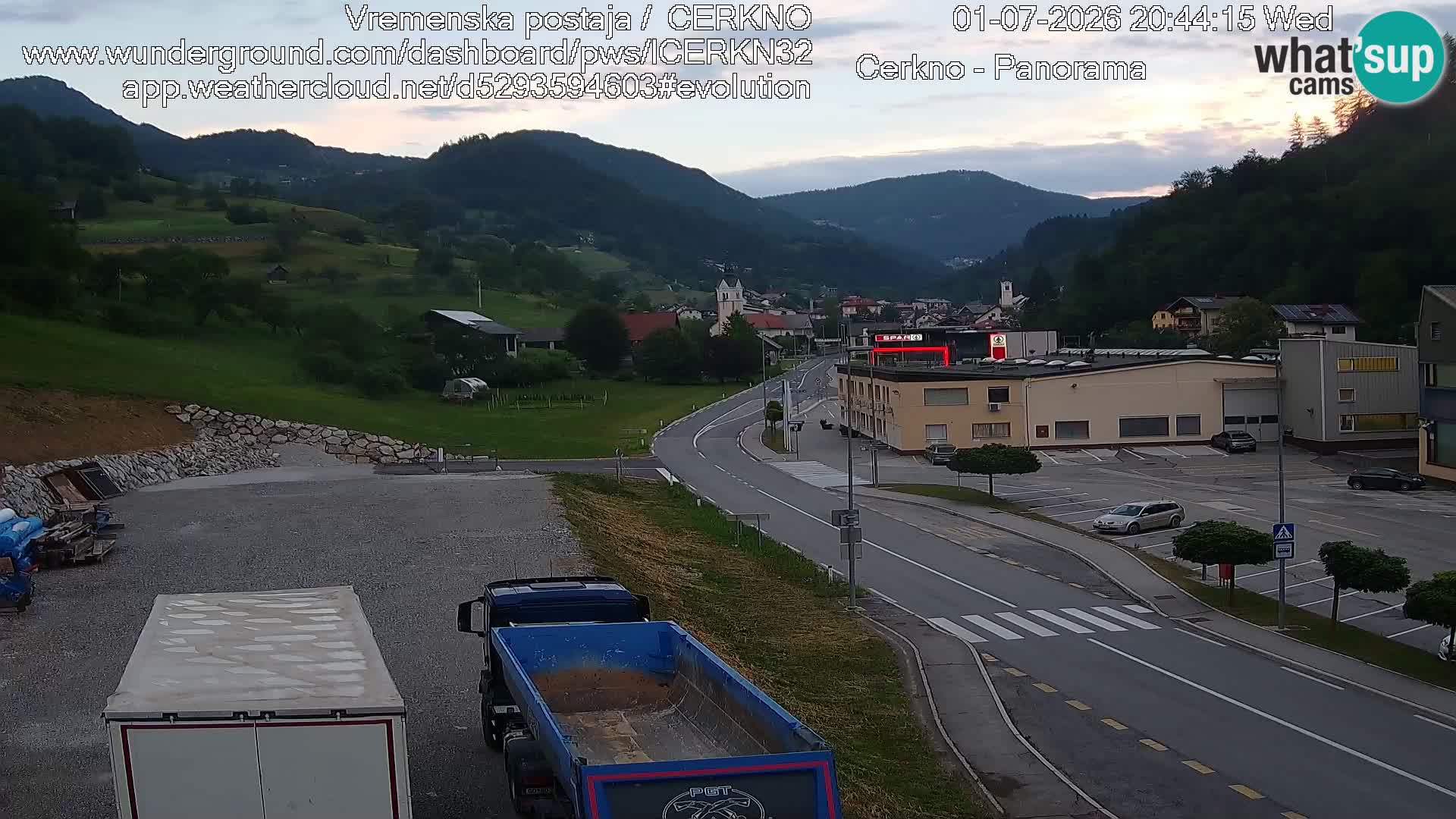 Webcam Ingresso Città di Cerkno
