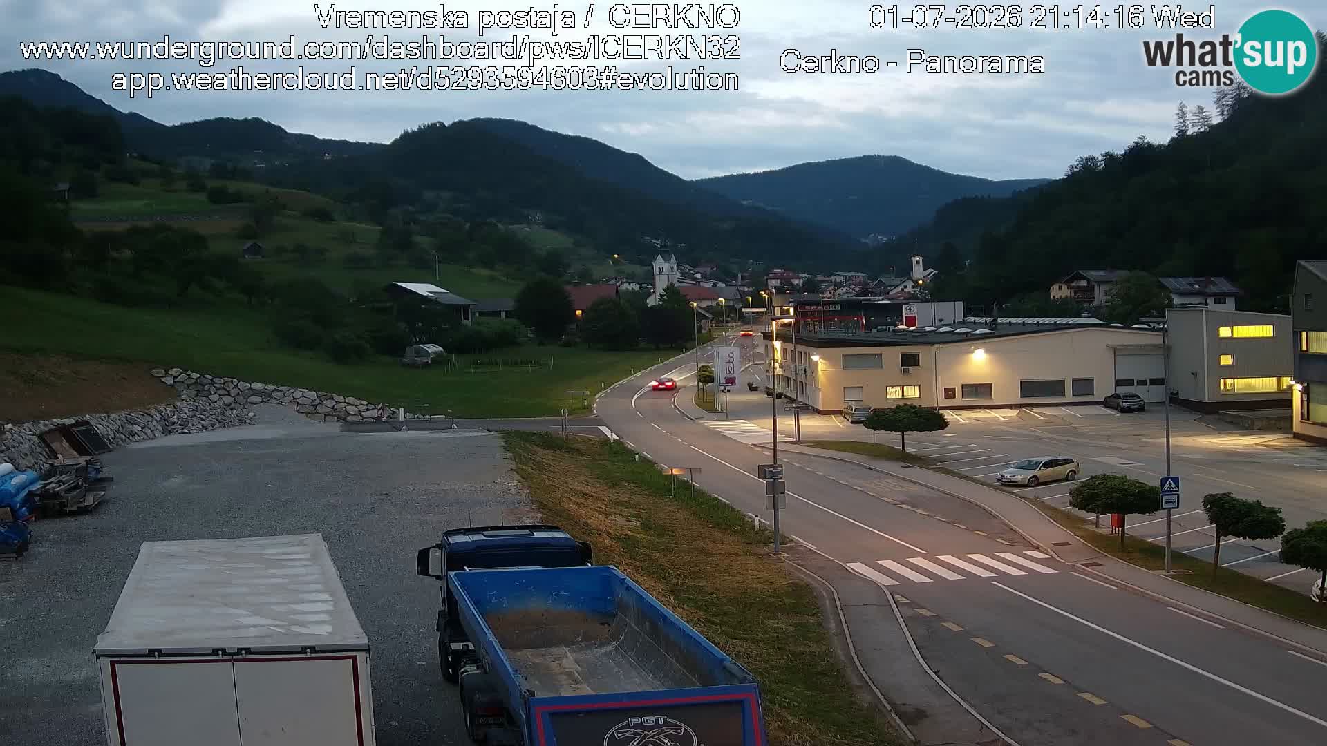 Cerkno ulaz u grad – Kamera uživo