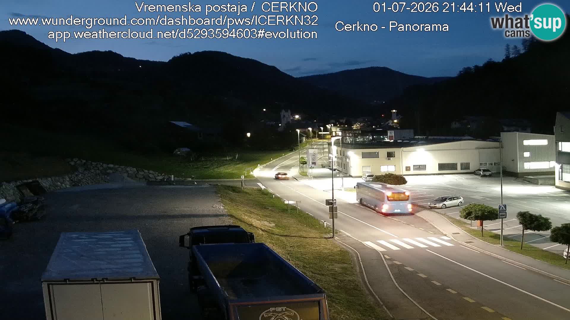 Cerkno ulaz u grad – Kamera uživo
