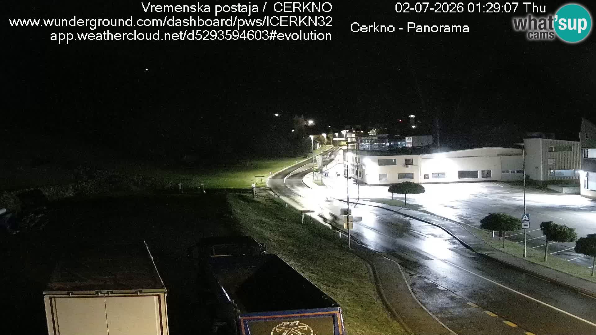 Cerkno ulaz u grad – Kamera uživo