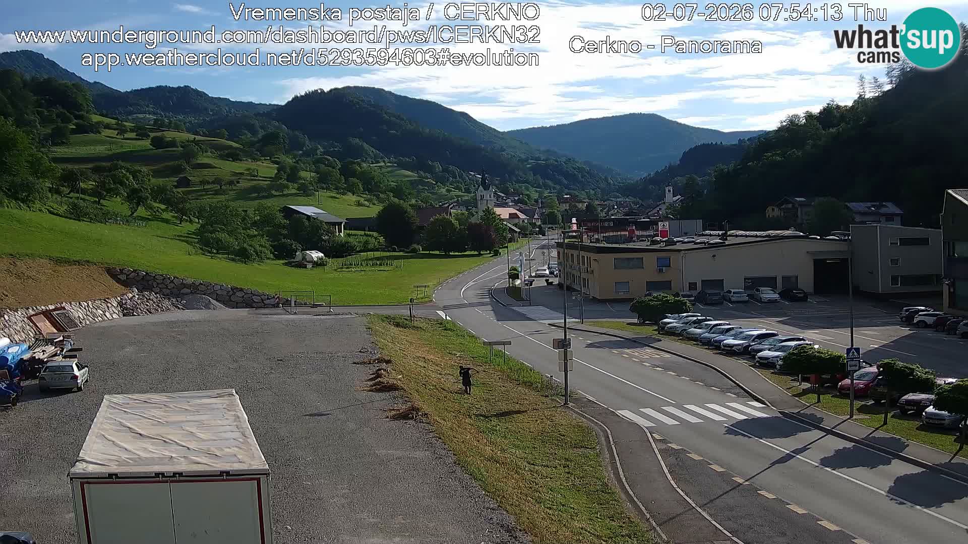Cerkno Stadteingang Live-Webcam