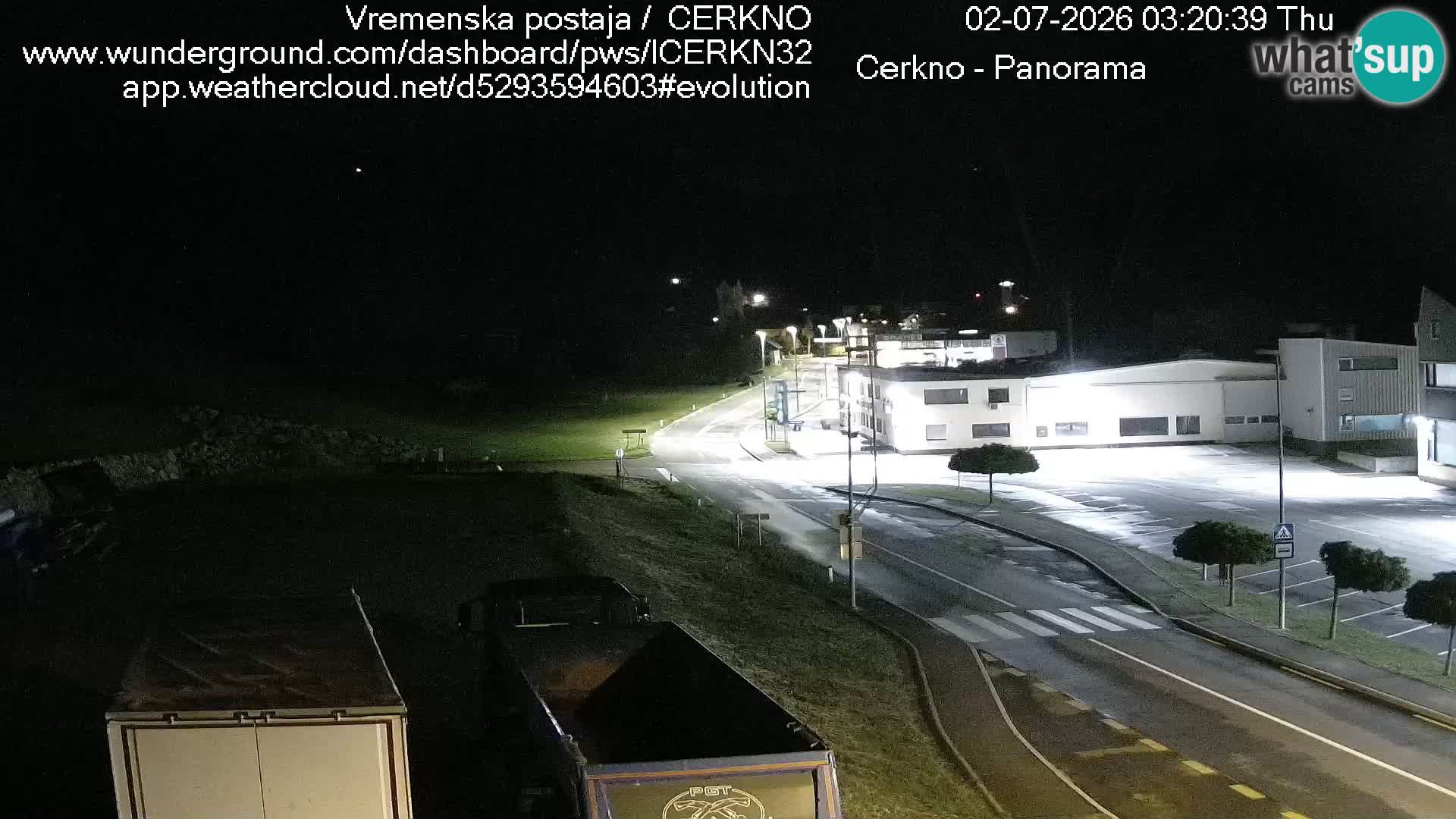 Cerkno ulaz u grad – Kamera uživo