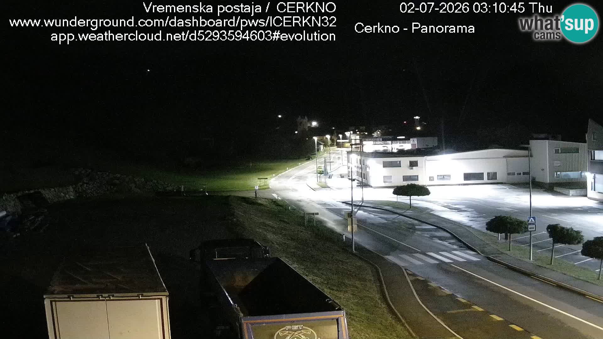 Cerkno ulaz u grad – Kamera uživo