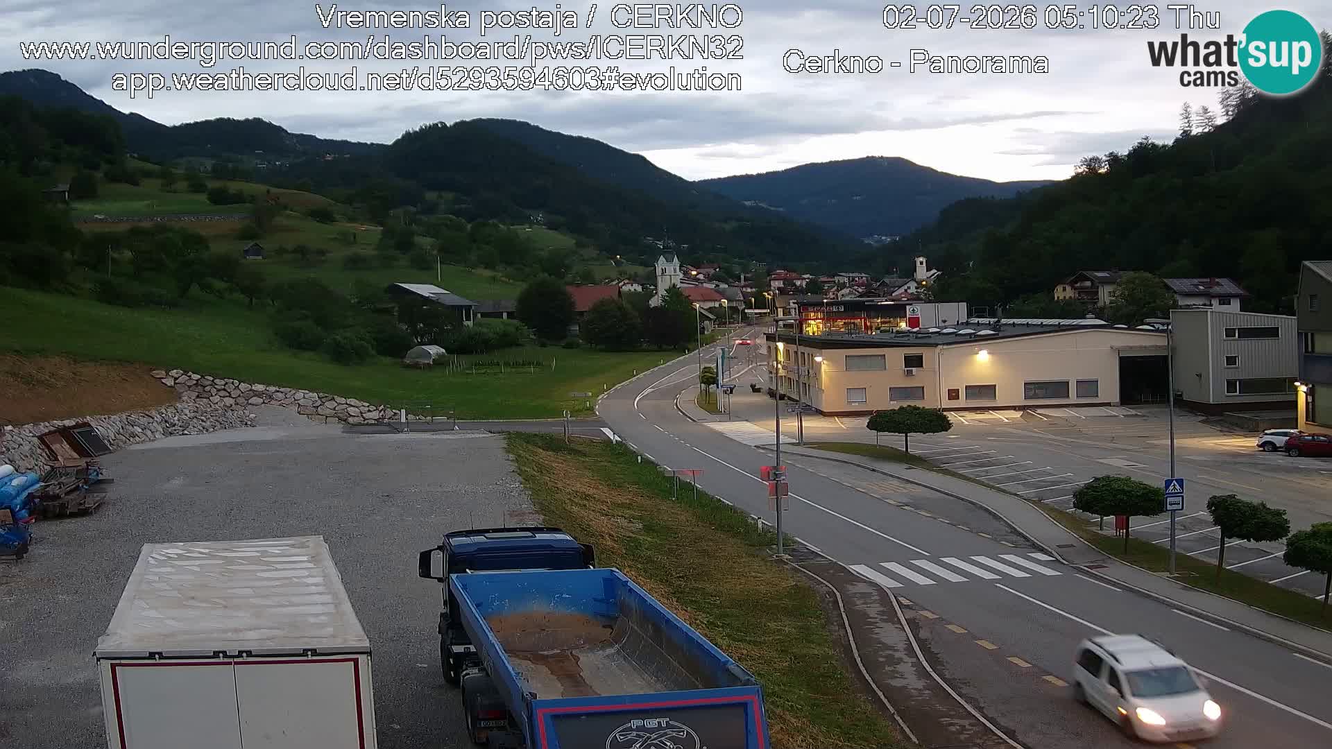 Webcam Ingresso Città di Cerkno