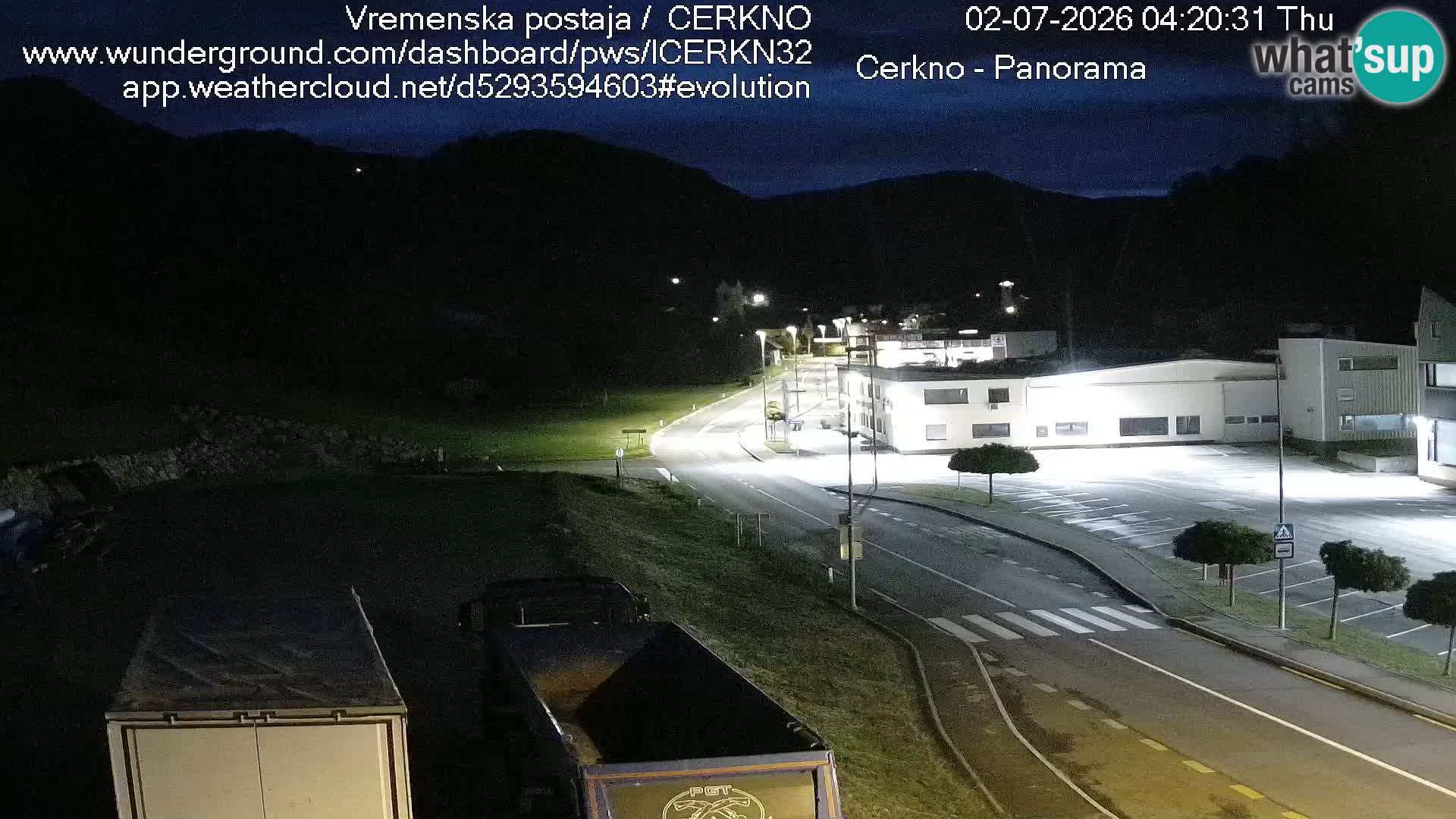 Cerkno Stadteingang Live-Webcam