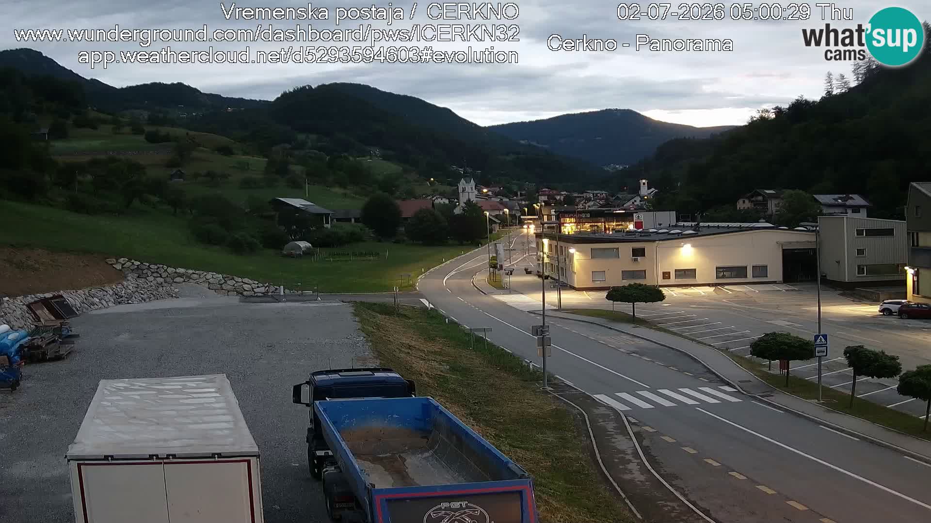 Webcam Ingresso Città di Cerkno