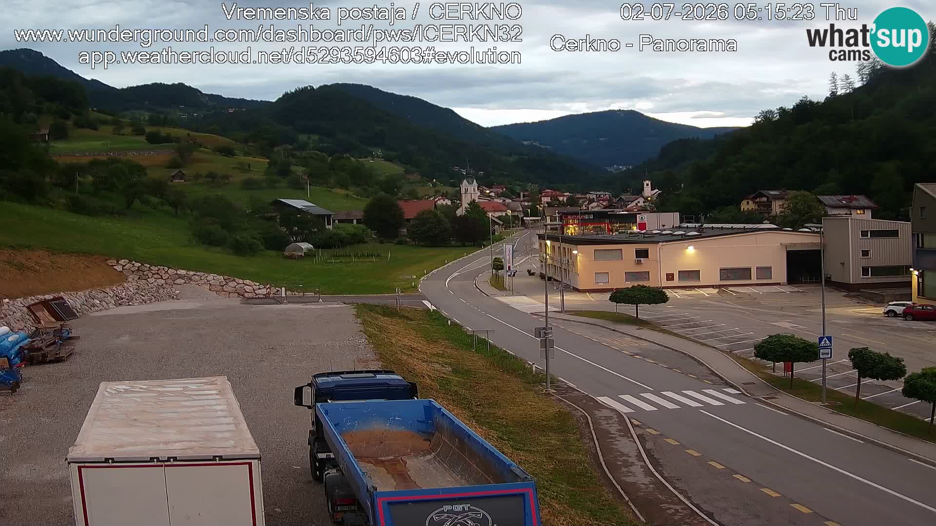 Cerkno Stadteingang Live-Webcam
