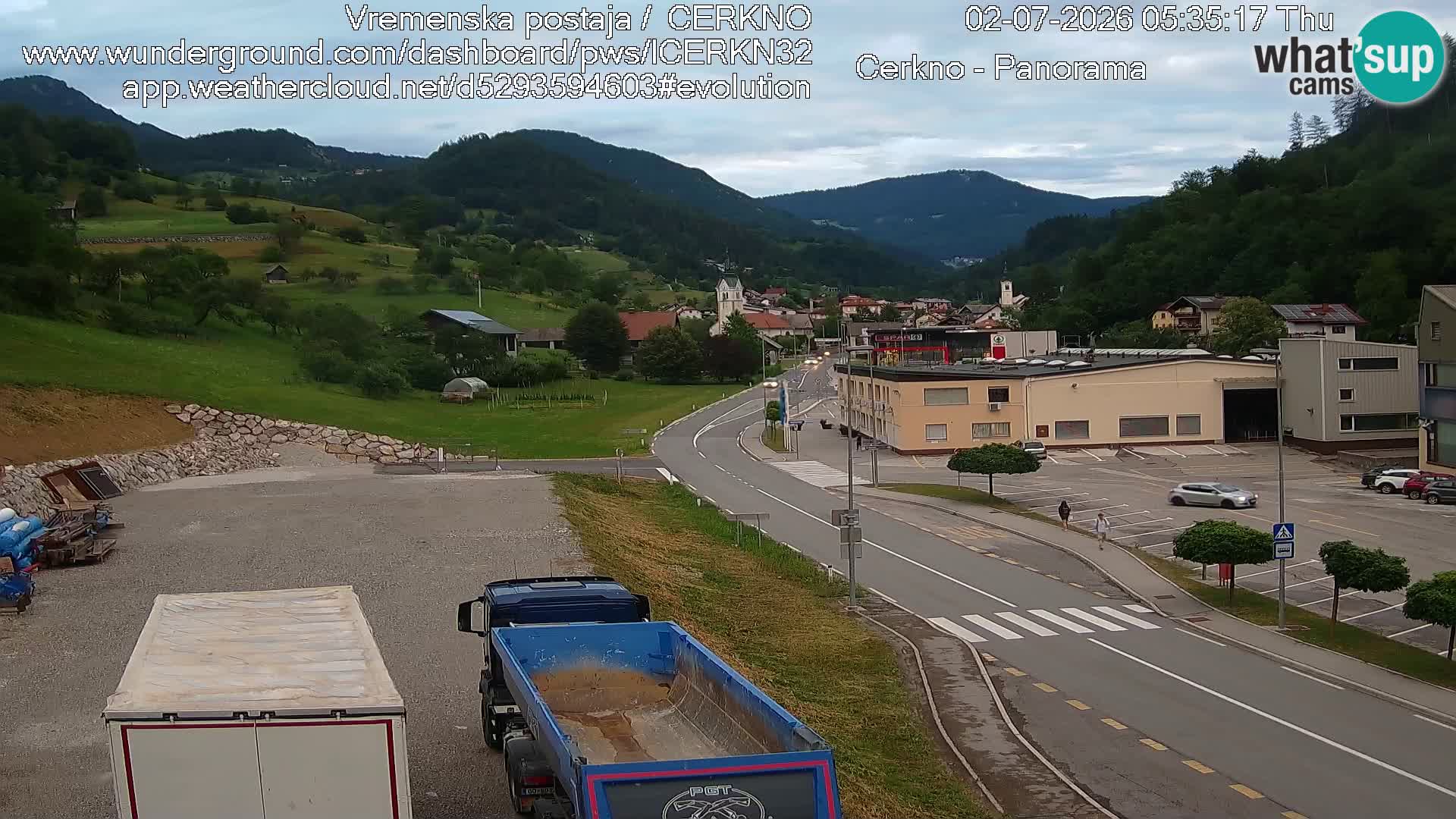 Webcam Ingresso Città di Cerkno