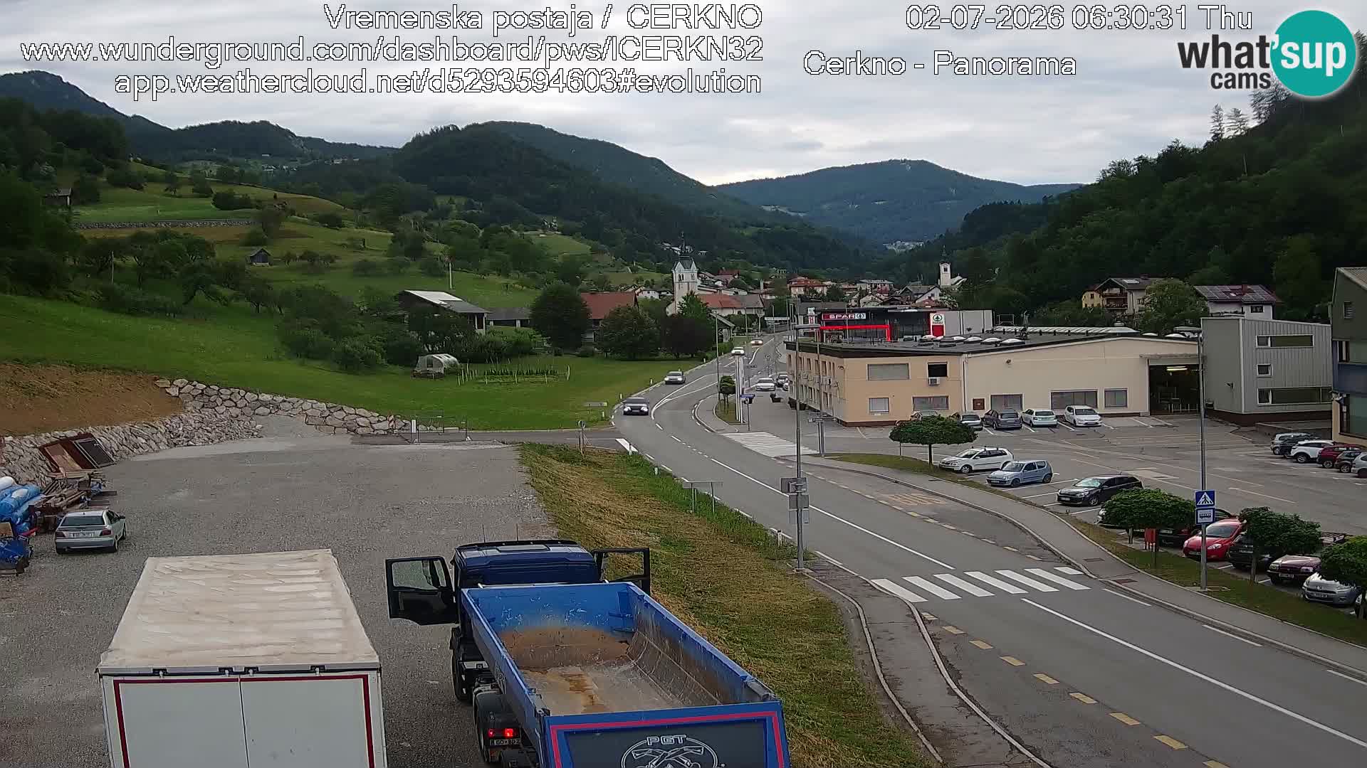 Webcam Ingresso Città di Cerkno