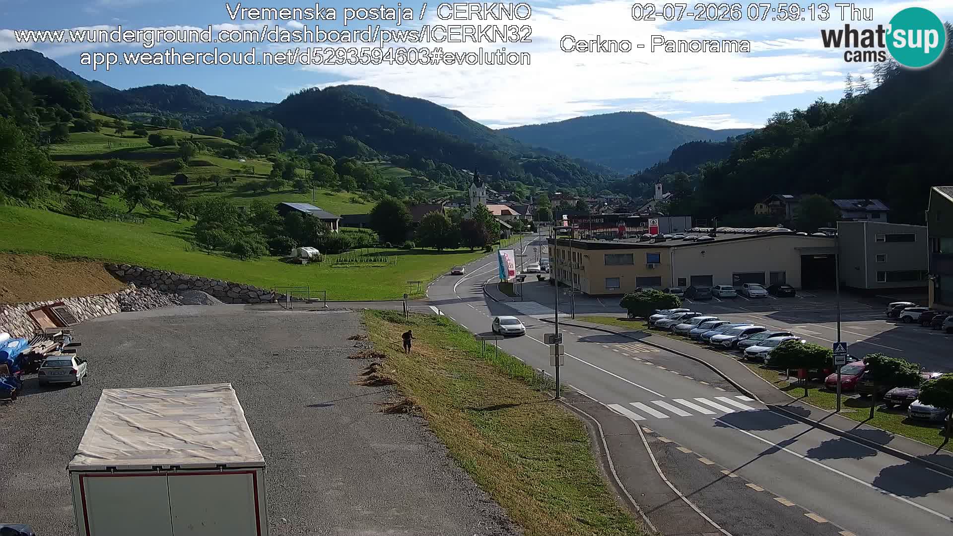 Cerkno Stadteingang Live-Webcam